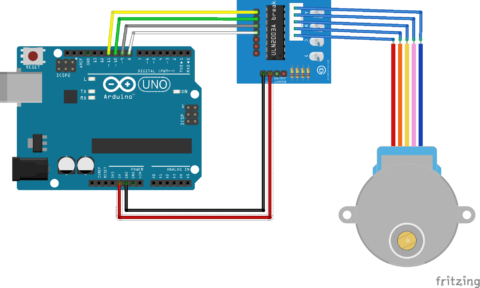 Pilotez un moteur pas à pas avec Arduino AranaCorp