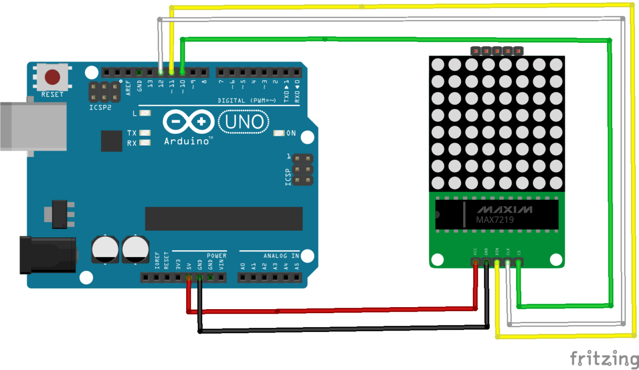 Utilisation D Une Matrice De Led 8x8 Avec Arduino Aranacorp