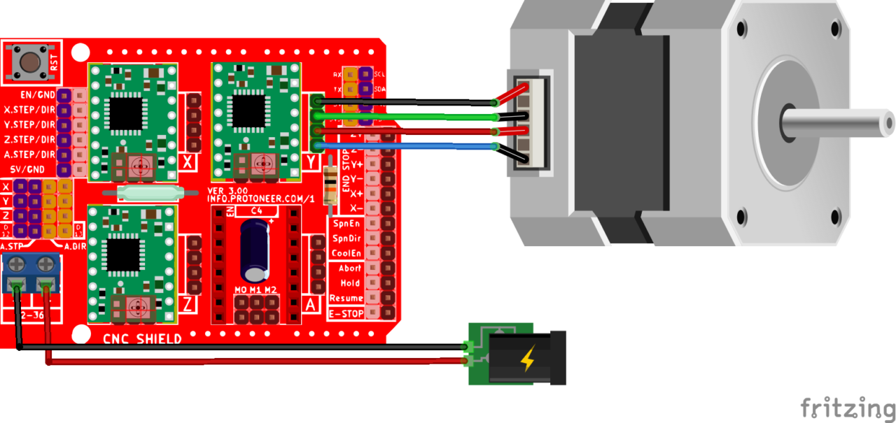 Utilisation Dun Arduino Cnc Shield V3 • Aranacorp 6577