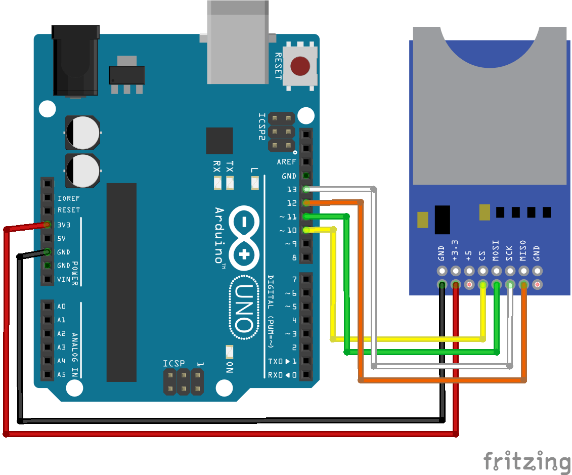 Module de Lecteur Carte Micro SD Pour Arduino - Cdiscount Bricolage