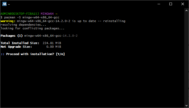 msys2-mingw64-pacman-gcc Programmer avec OpenCV et VS Code en C++