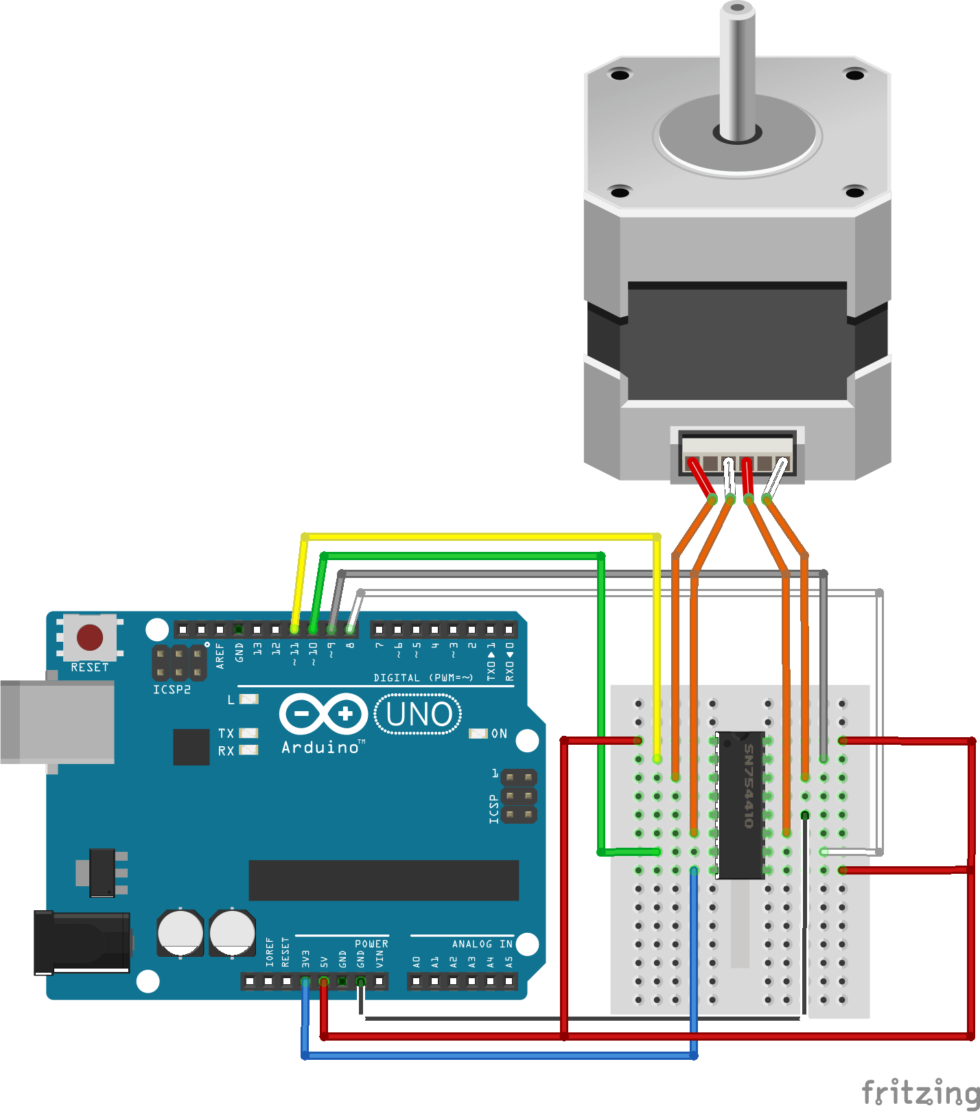 Control a stepper motor with Arduino • AranaCorp